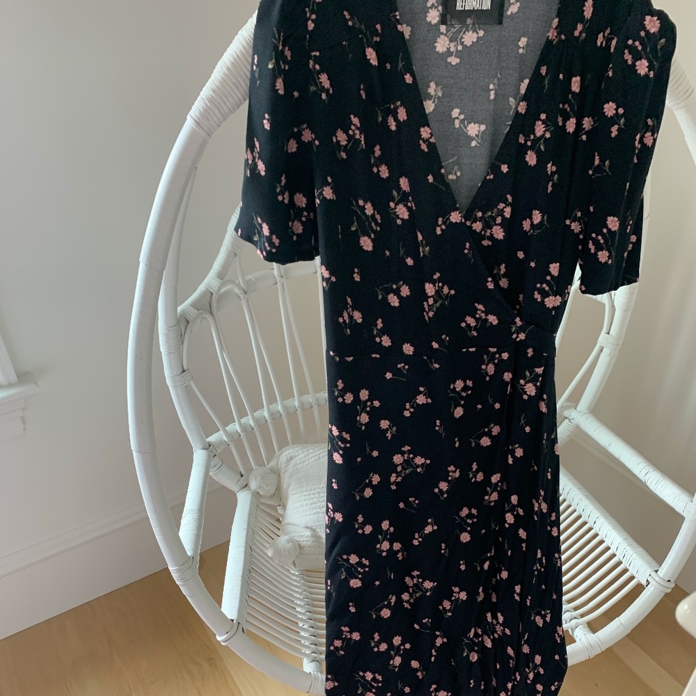 Reformation wrap dress